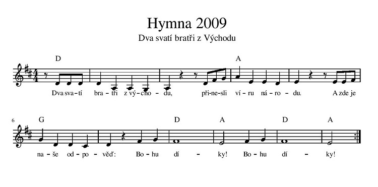 hymna velehrad 2009